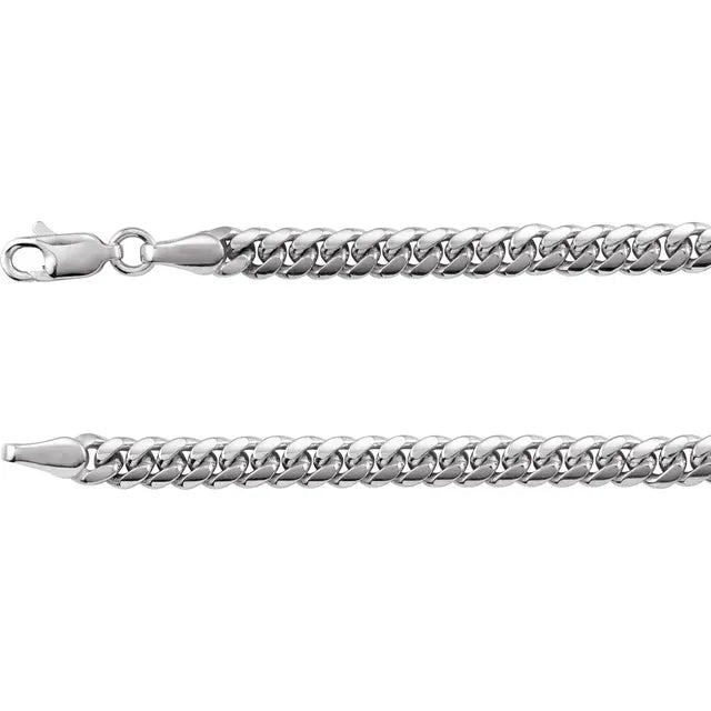 Sterling Silver 3.5mm 20” Miami Cuban Chain