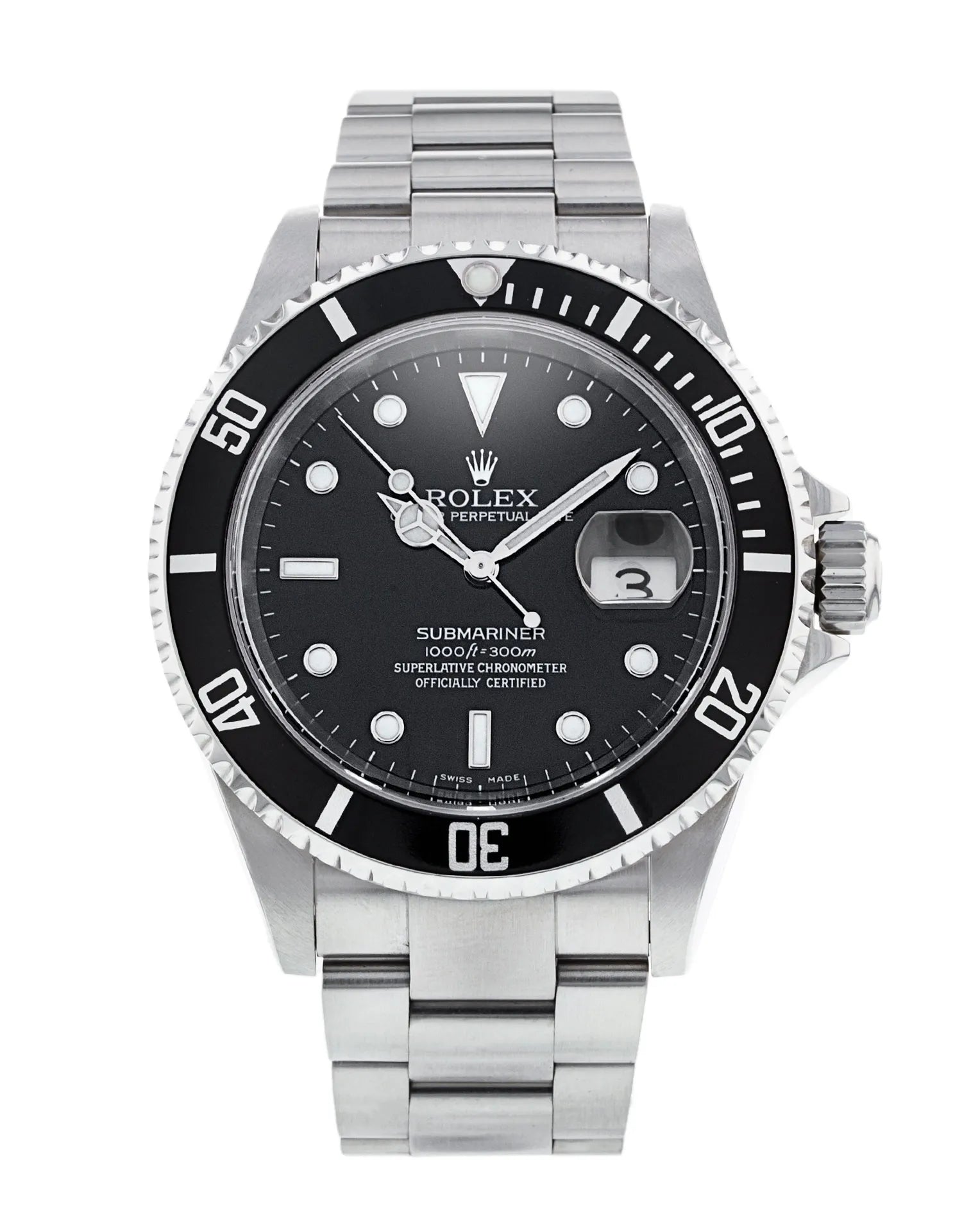 ROLEX Submariner 16610 D Serial Papers