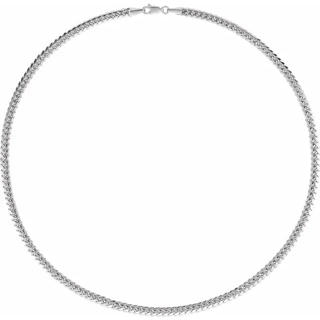 Sterling Silver 3.5mm 20” Miami Cuban Chain